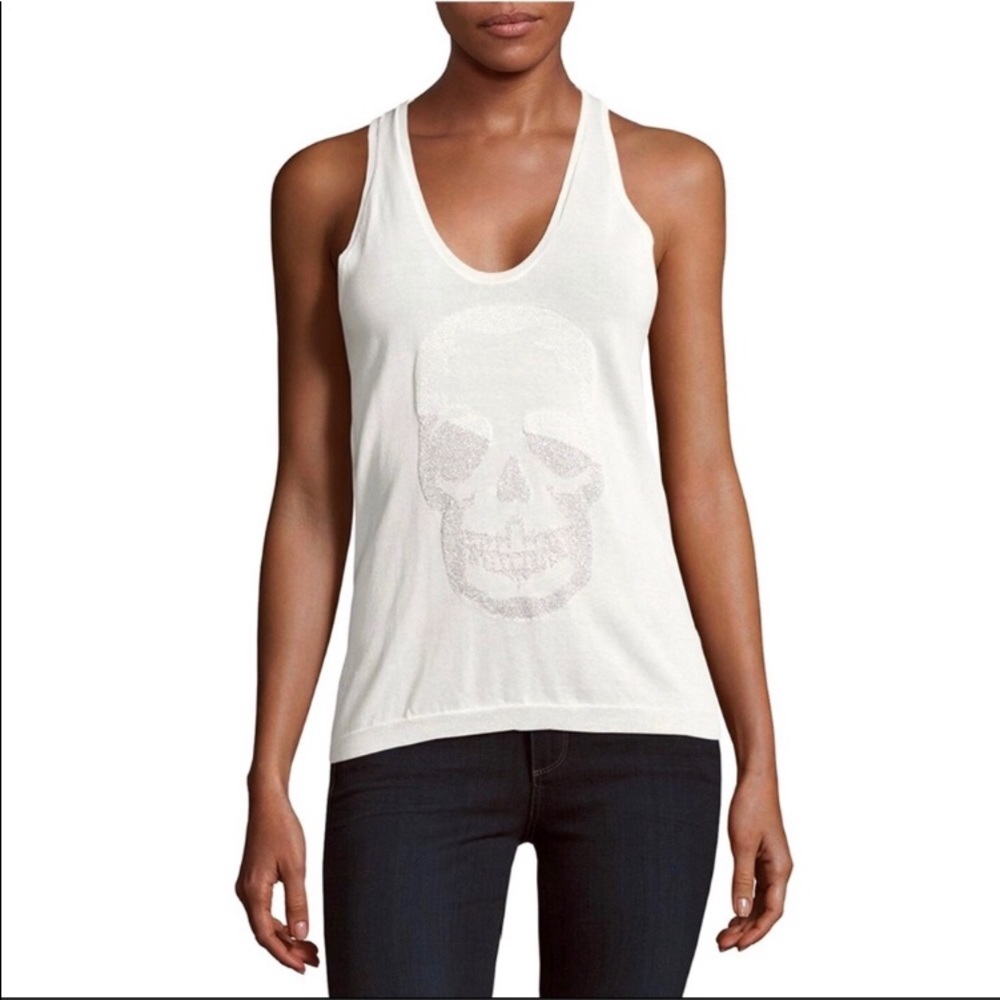 NWT Zadig & Voltaire Alix Bis white tank small